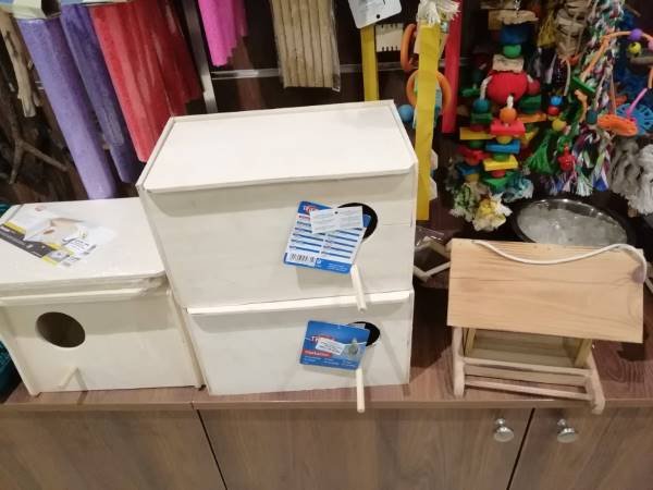 Parrot breeding box