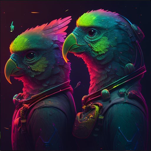 alien parrot