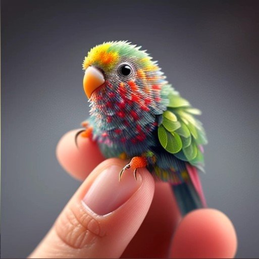 cute tiny parrot